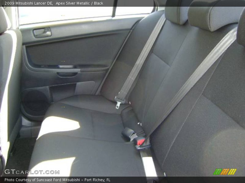 Apex Silver Metallic / Black 2009 Mitsubishi Lancer DE