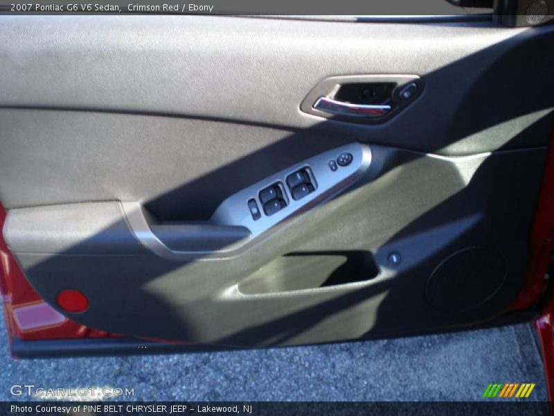 Crimson Red / Ebony 2007 Pontiac G6 V6 Sedan
