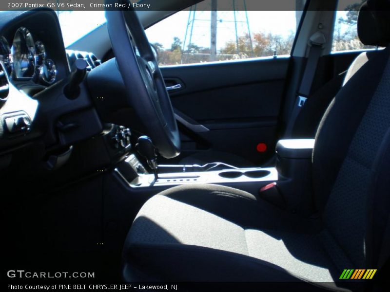 Crimson Red / Ebony 2007 Pontiac G6 V6 Sedan