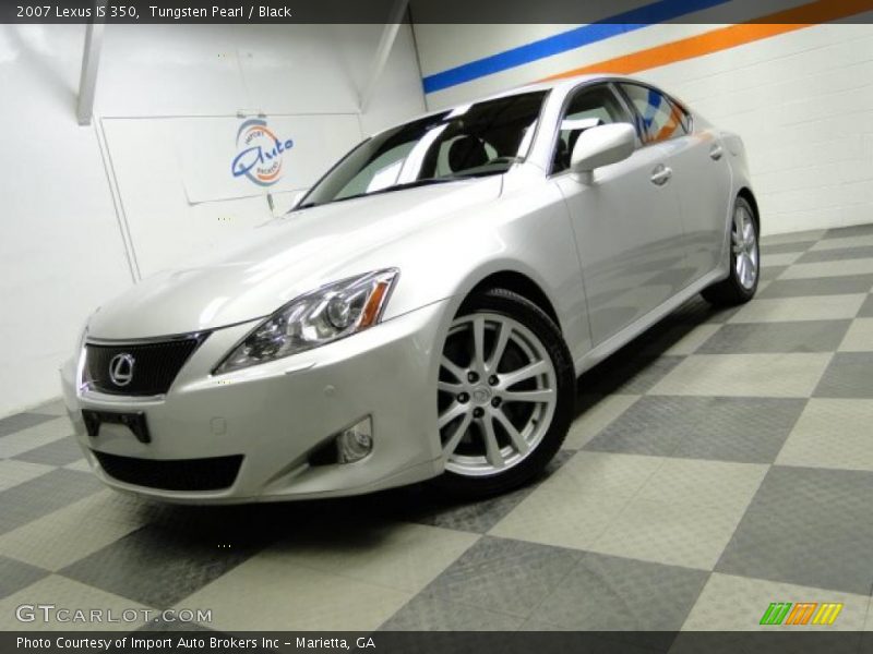 Tungsten Pearl / Black 2007 Lexus IS 350