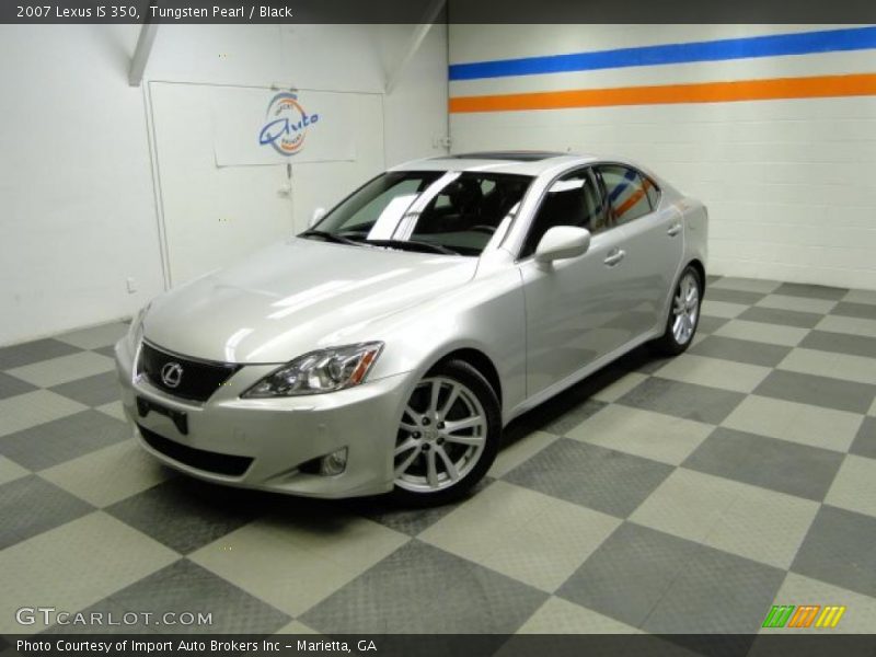 Tungsten Pearl / Black 2007 Lexus IS 350