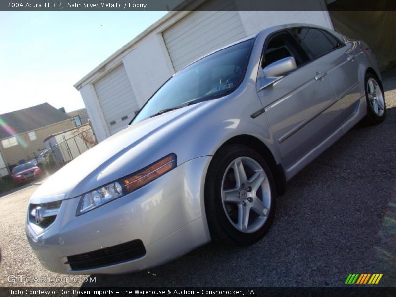 Satin Silver Metallic / Ebony 2004 Acura TL 3.2