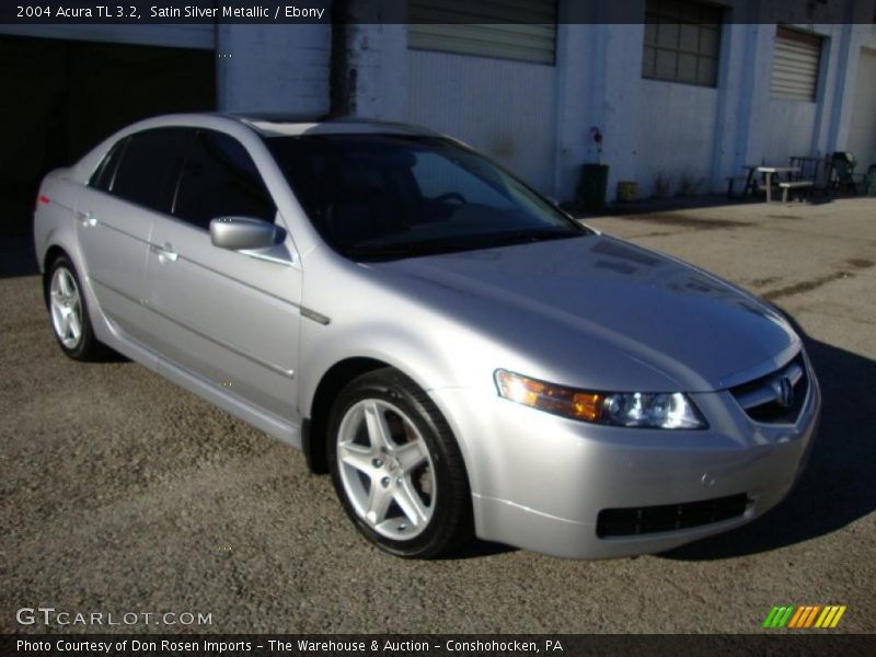 Satin Silver Metallic / Ebony 2004 Acura TL 3.2