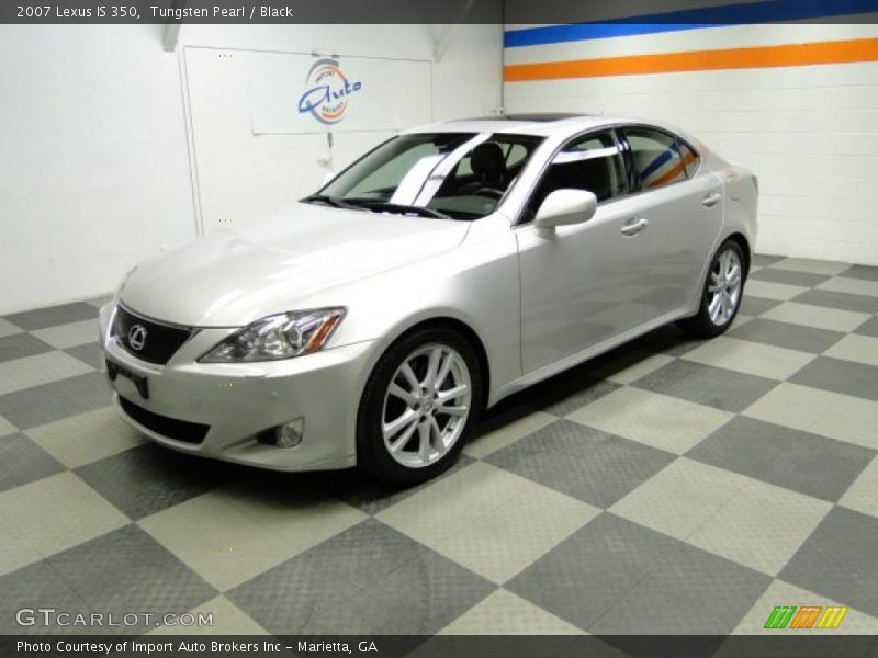 Tungsten Pearl / Black 2007 Lexus IS 350