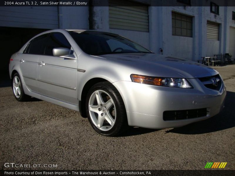 Satin Silver Metallic / Ebony 2004 Acura TL 3.2