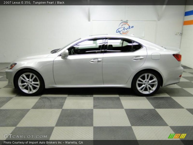 Tungsten Pearl / Black 2007 Lexus IS 350