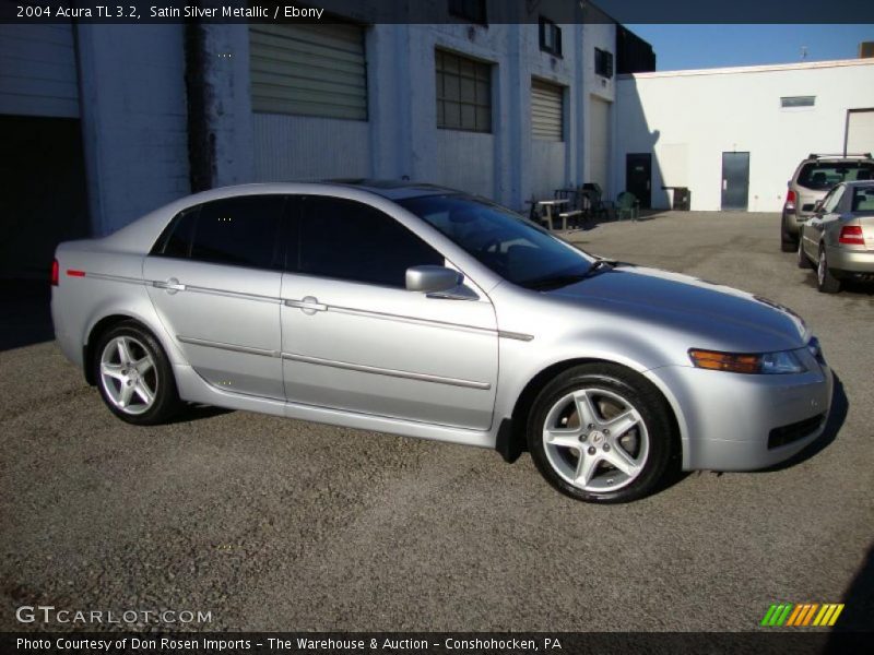 Satin Silver Metallic / Ebony 2004 Acura TL 3.2