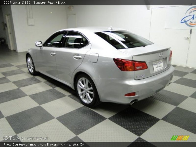 Tungsten Pearl / Black 2007 Lexus IS 350