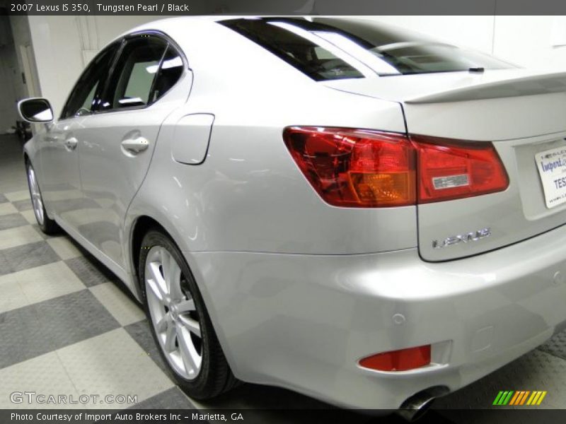 Tungsten Pearl / Black 2007 Lexus IS 350