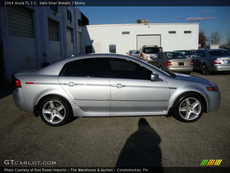 Satin Silver Metallic / Ebony 2004 Acura TL 3.2