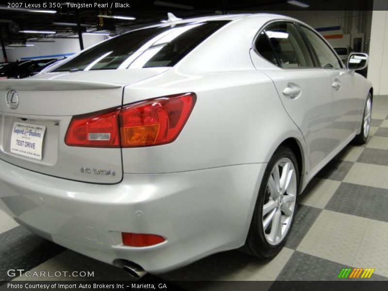 Tungsten Pearl / Black 2007 Lexus IS 350