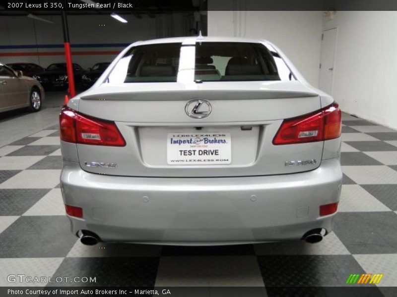 Tungsten Pearl / Black 2007 Lexus IS 350