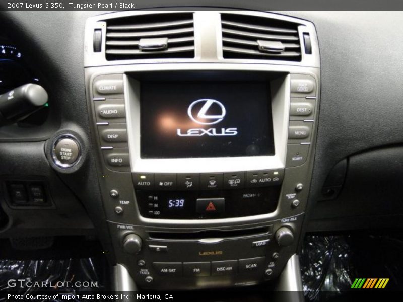 Tungsten Pearl / Black 2007 Lexus IS 350