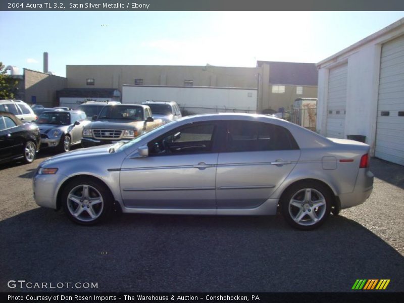 Satin Silver Metallic / Ebony 2004 Acura TL 3.2