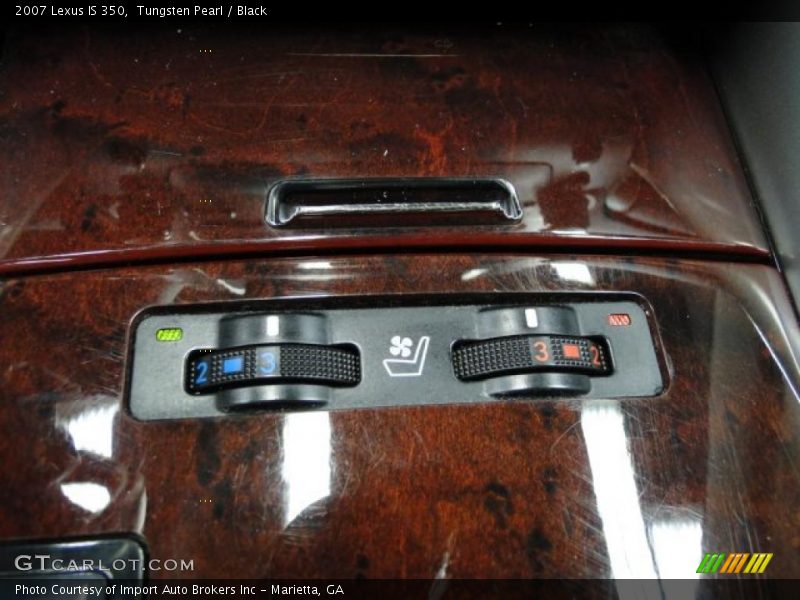 Tungsten Pearl / Black 2007 Lexus IS 350