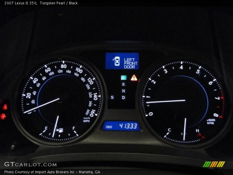 Tungsten Pearl / Black 2007 Lexus IS 350