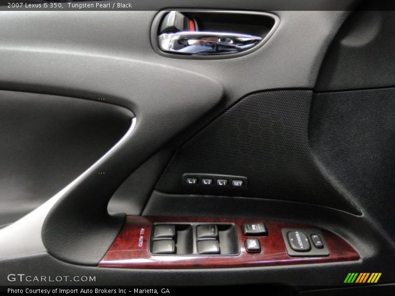 Tungsten Pearl / Black 2007 Lexus IS 350