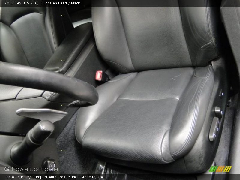 Tungsten Pearl / Black 2007 Lexus IS 350