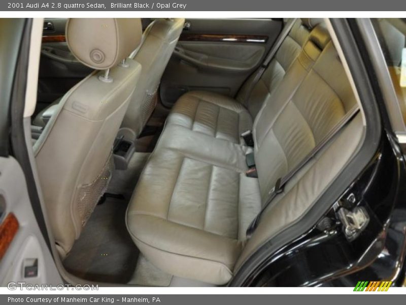  2001 A4 2.8 quattro Sedan Opal Grey Interior
