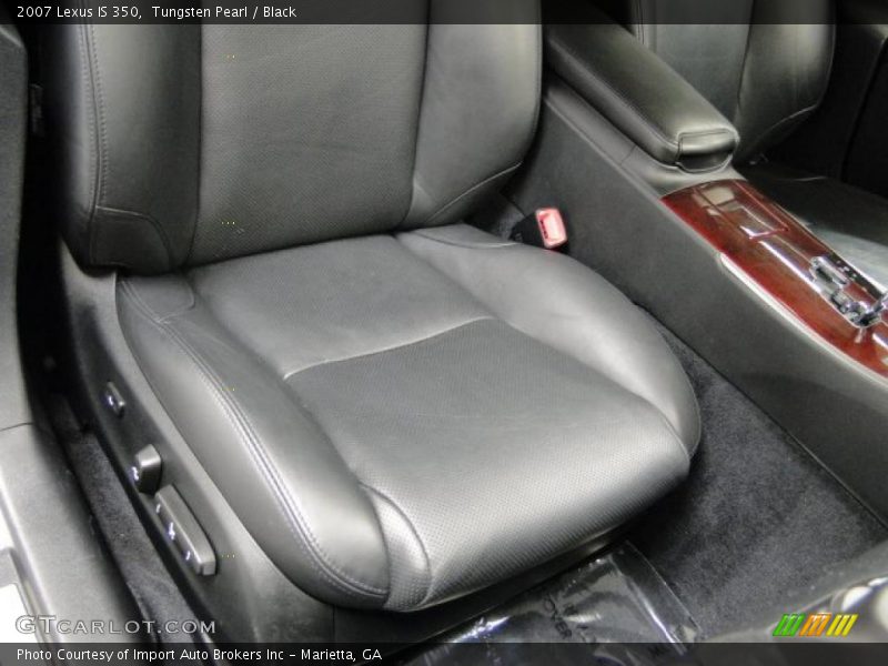 Tungsten Pearl / Black 2007 Lexus IS 350