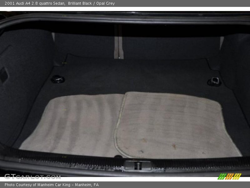 Brilliant Black / Opal Grey 2001 Audi A4 2.8 quattro Sedan