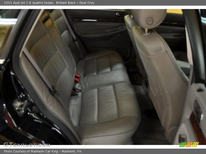  2001 A4 2.8 quattro Sedan Opal Grey Interior