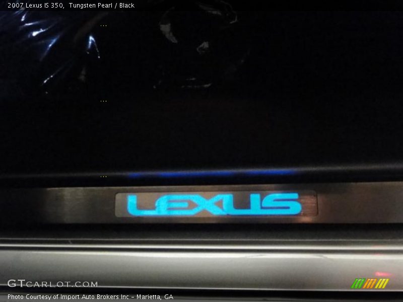 Tungsten Pearl / Black 2007 Lexus IS 350