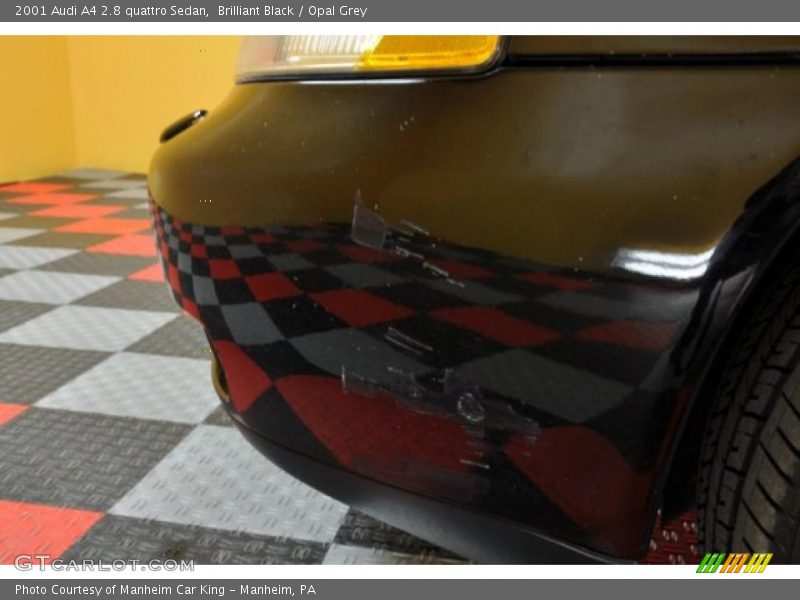 Brilliant Black / Opal Grey 2001 Audi A4 2.8 quattro Sedan