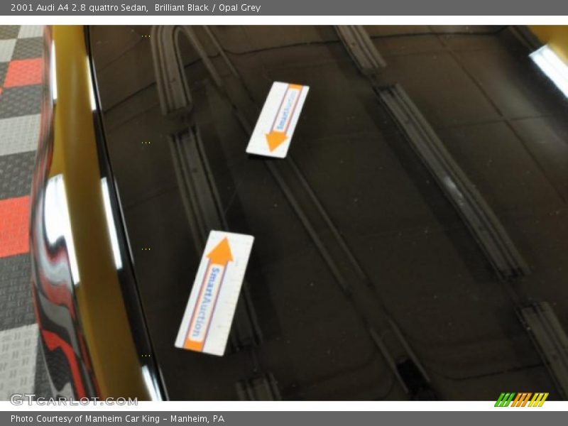 Brilliant Black / Opal Grey 2001 Audi A4 2.8 quattro Sedan