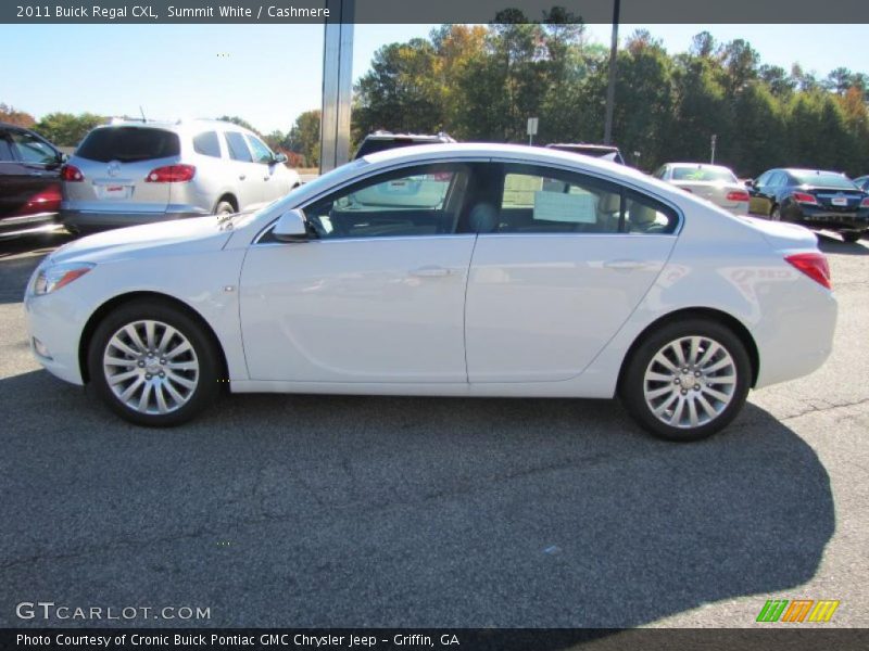 Summit White / Cashmere 2011 Buick Regal CXL