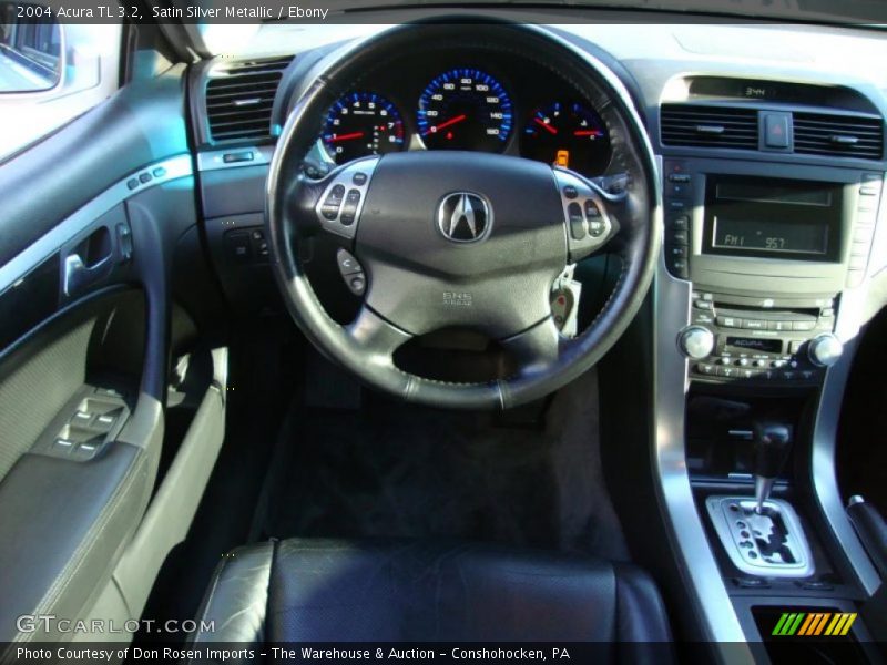 Satin Silver Metallic / Ebony 2004 Acura TL 3.2