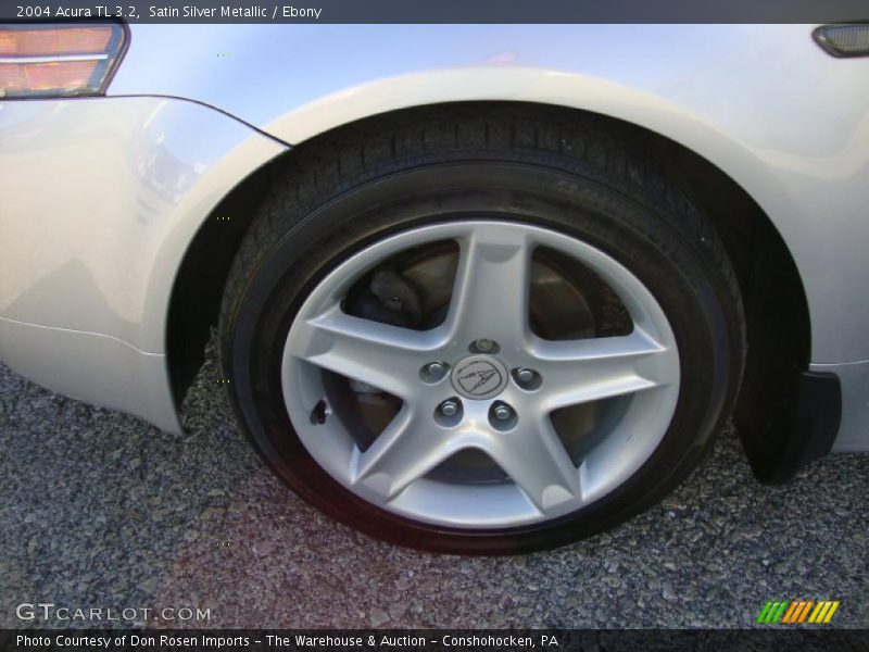 Satin Silver Metallic / Ebony 2004 Acura TL 3.2