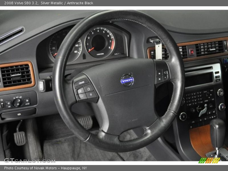 Silver Metallic / Anthracite Black 2008 Volvo S80 3.2