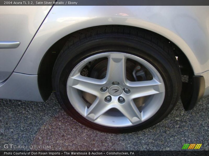 Satin Silver Metallic / Ebony 2004 Acura TL 3.2