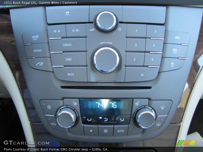 Controls of 2011 Regal CXL