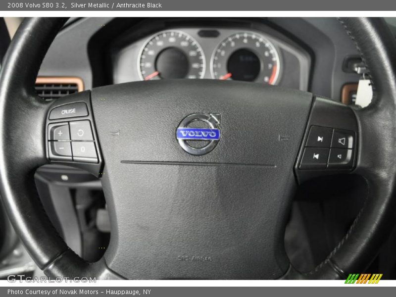 Silver Metallic / Anthracite Black 2008 Volvo S80 3.2
