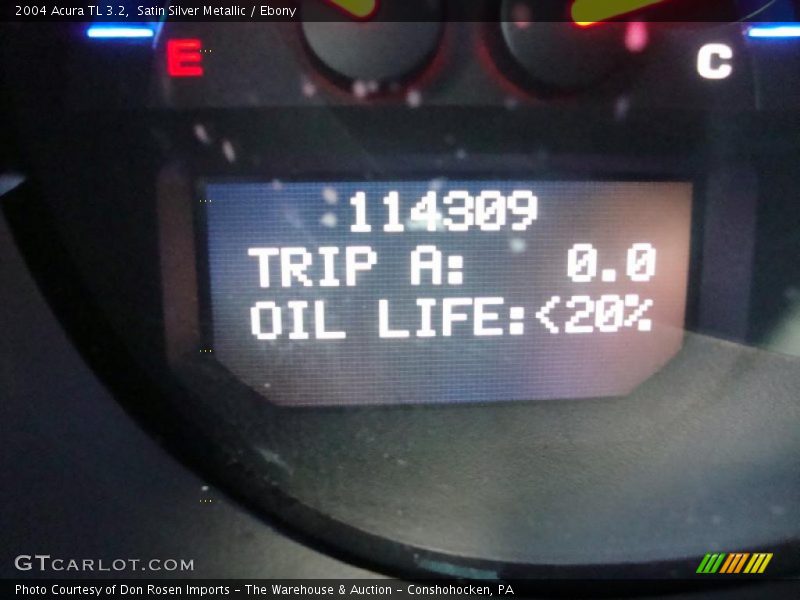 Satin Silver Metallic / Ebony 2004 Acura TL 3.2