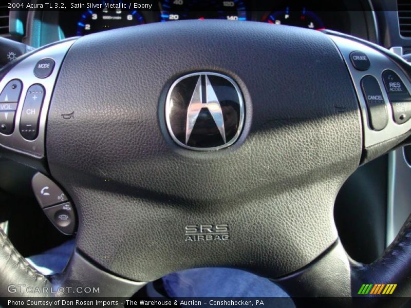 Satin Silver Metallic / Ebony 2004 Acura TL 3.2