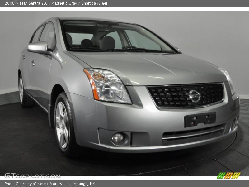 Magnetic Gray / Charcoal/Steel 2008 Nissan Sentra 2.0