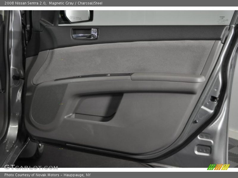 Magnetic Gray / Charcoal/Steel 2008 Nissan Sentra 2.0