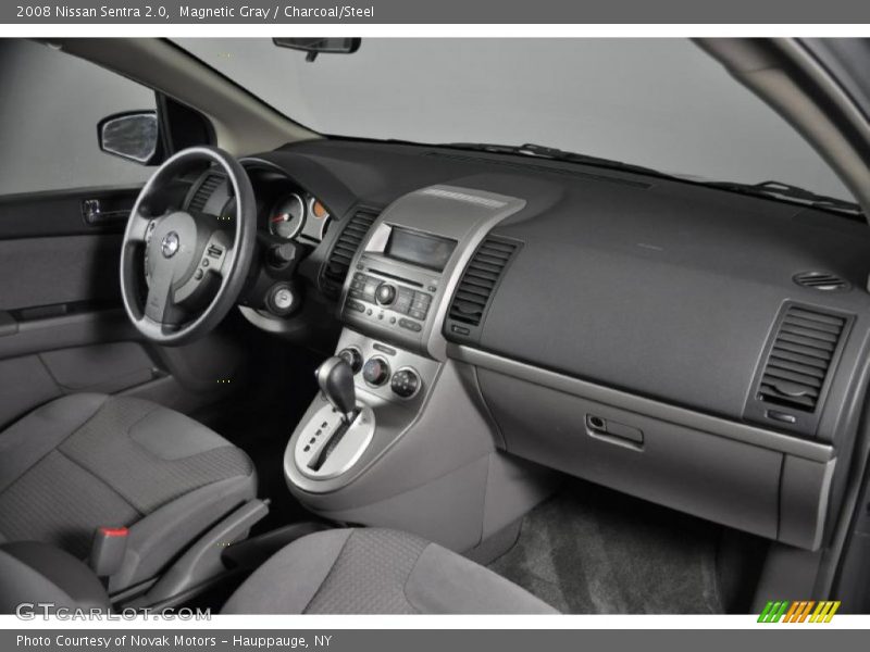 Magnetic Gray / Charcoal/Steel 2008 Nissan Sentra 2.0