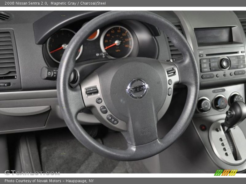 Magnetic Gray / Charcoal/Steel 2008 Nissan Sentra 2.0