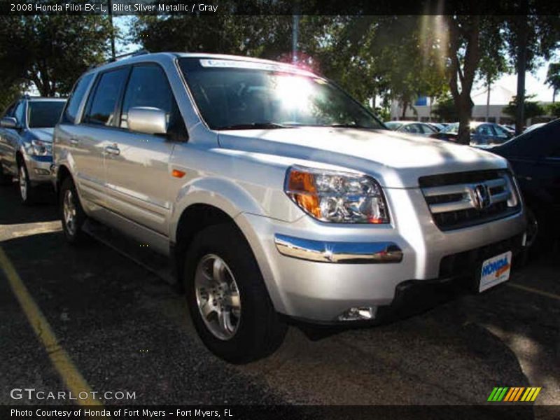 Billet Silver Metallic / Gray 2008 Honda Pilot EX-L