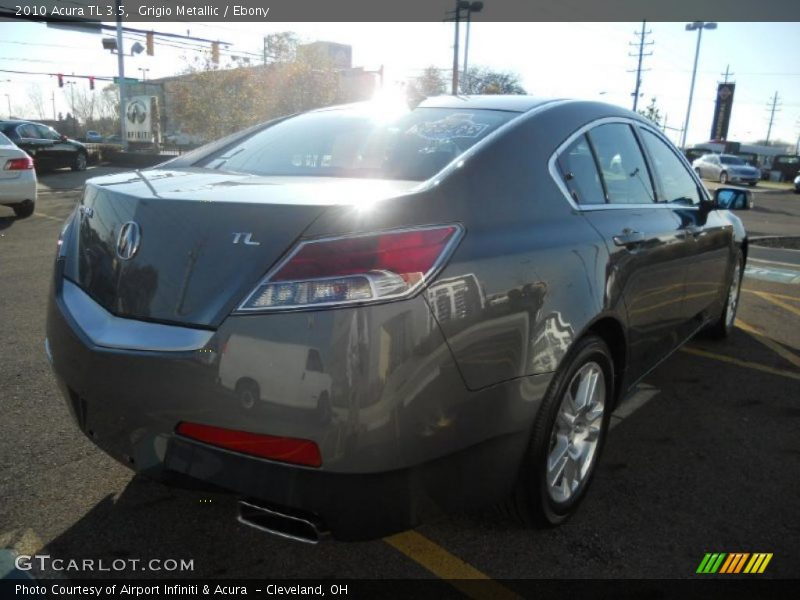 Grigio Metallic / Ebony 2010 Acura TL 3.5