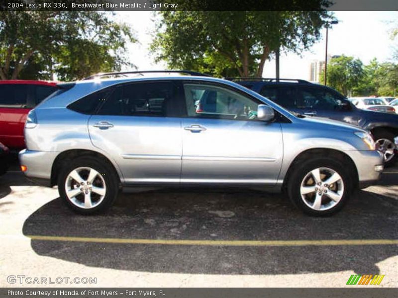 Breakwater Blue Metallic / Light Gray 2004 Lexus RX 330