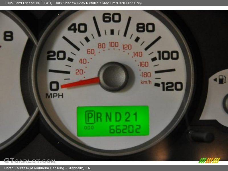 Dark Shadow Grey Metallic / Medium/Dark Flint Grey 2005 Ford Escape XLT 4WD