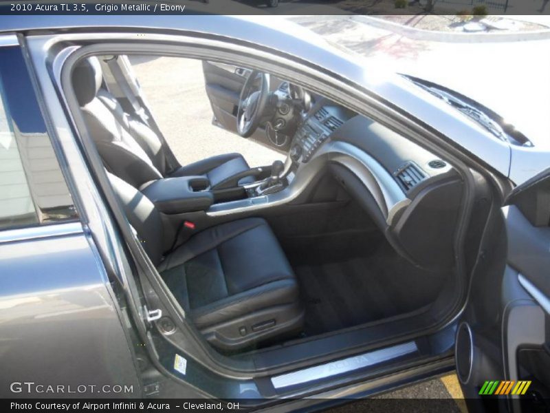 Grigio Metallic / Ebony 2010 Acura TL 3.5