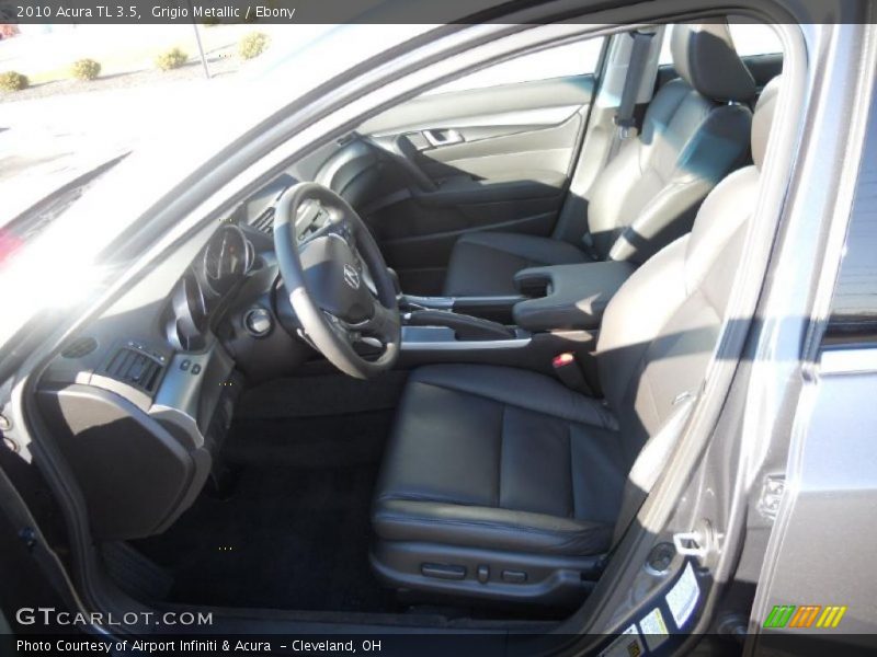 Grigio Metallic / Ebony 2010 Acura TL 3.5