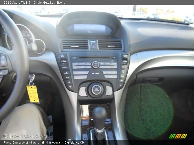 Grigio Metallic / Ebony 2010 Acura TL 3.5