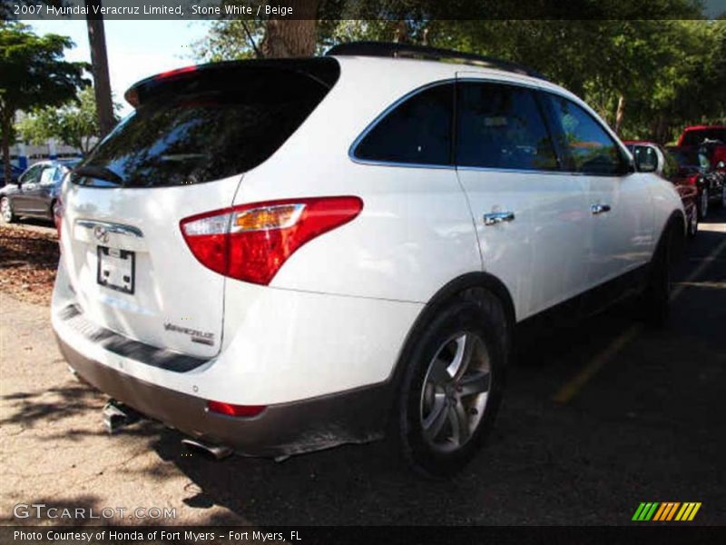 Stone White / Beige 2007 Hyundai Veracruz Limited